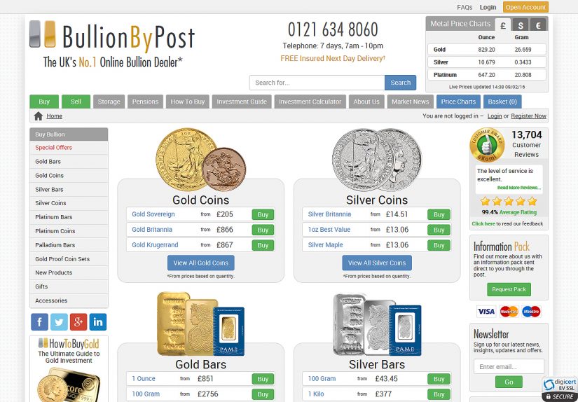 Bullion By Post - Affiliate Program Featured Image