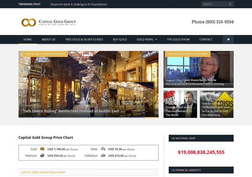 Capital Gold Group - Affiliate Program Featured Image