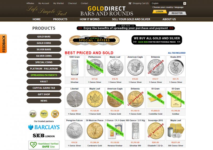 Gold Direct - Affiliate Program Featured Image