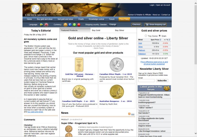 Liberty Silver Sweden - Affilate Program - Featured Image
