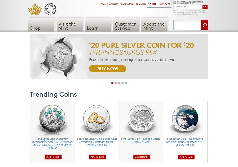 Royal Canadian Mint - Affiliate Program Featured Image